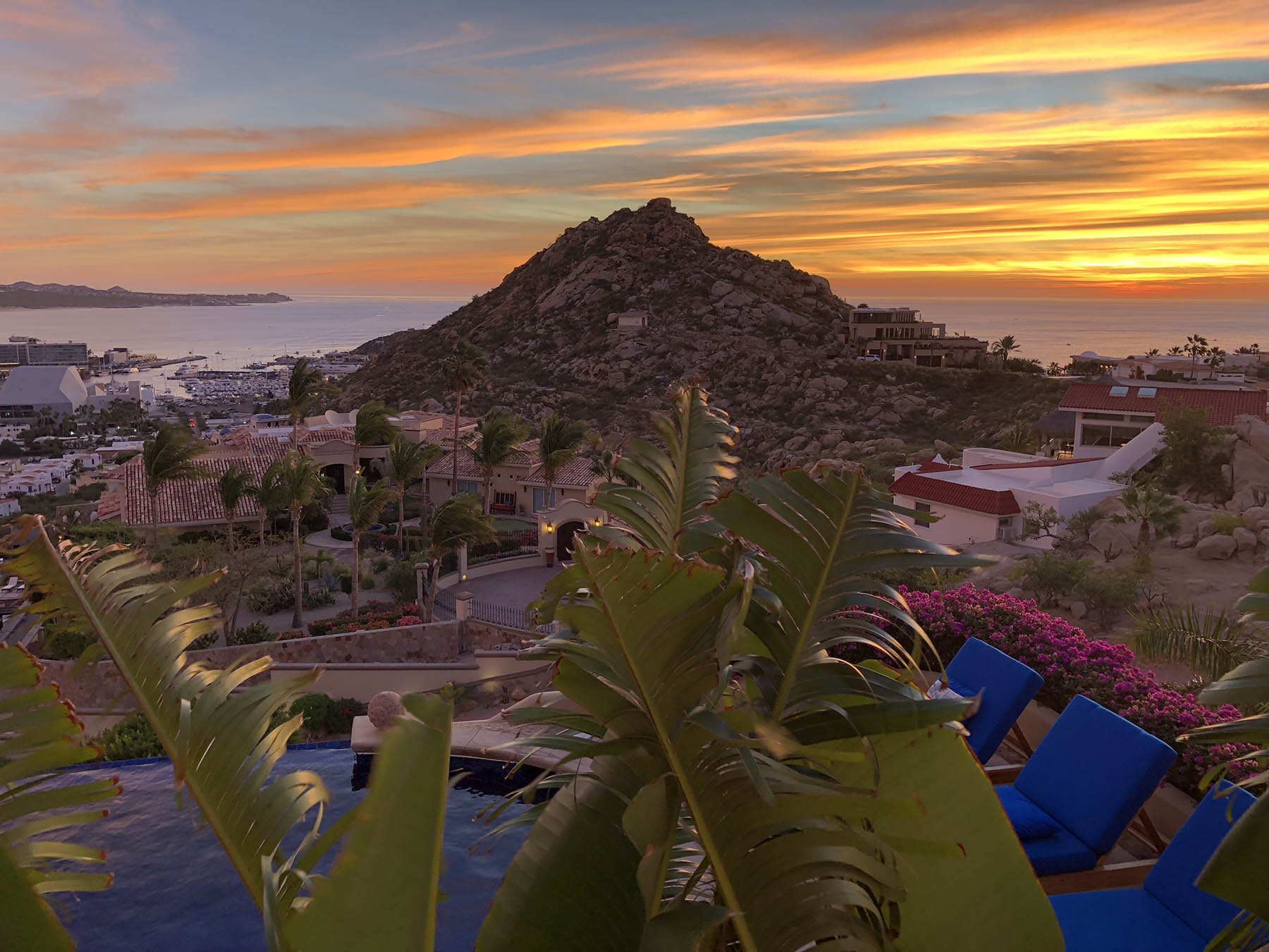 sunrise overlooking Cabo