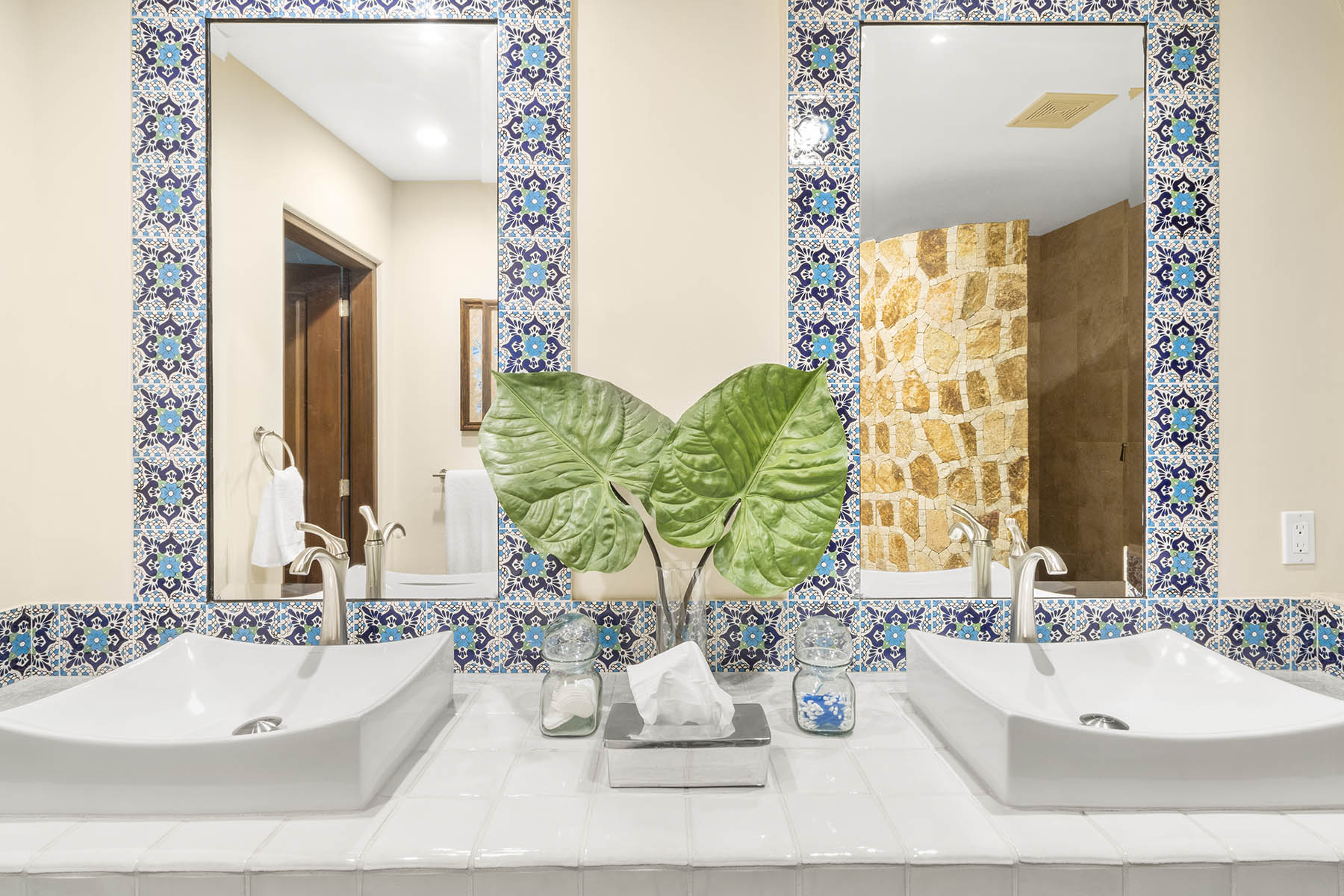 Bathroom Suite at Casa Santa Fe Vacation Rental in Cabo Mexico